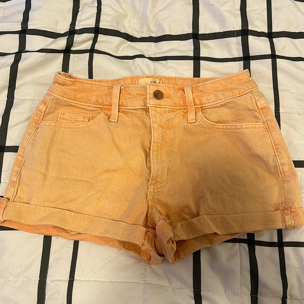 universal thread orange shorts